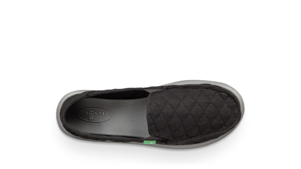 Sanuk Donna Quilt - Womens, Dark Charcoal, 10, 1105056-DCRC-10