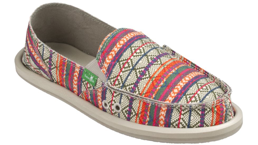 Donna Tribal Casual Shoe - Womens-Olive/Multi-Medium-9