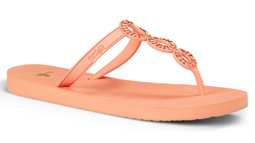 Sanuk Ellipsis Sandal - Womens-Peach-Medium-9 US
