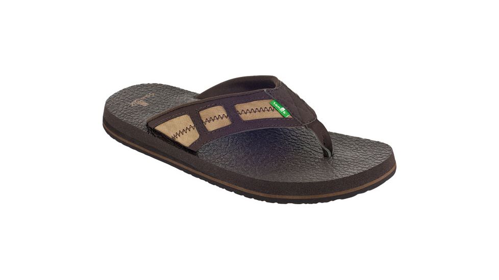 Sanuk Happy Hour Sandal - Men's-Brown-8 US