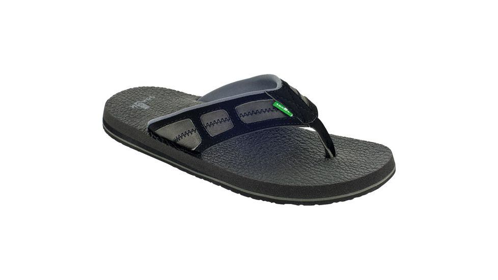 Sanuk Happy Hour Sandal - Men's-Charcoal-8 US