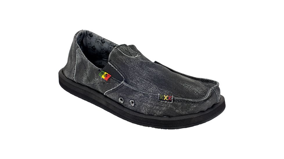 Sanuk Kingston II - Men's-Black-8 US
