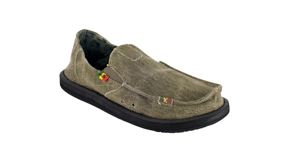 Sanuk Kingston II - Men's-Green-8 US