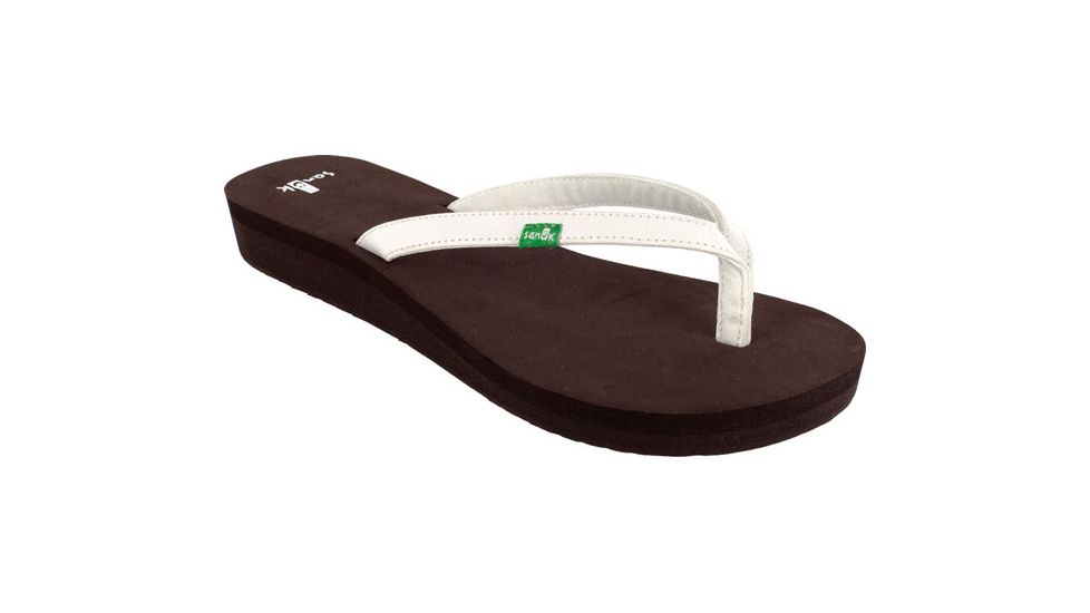 Sanuk Nirvana Sandal - Women's-White-6 US