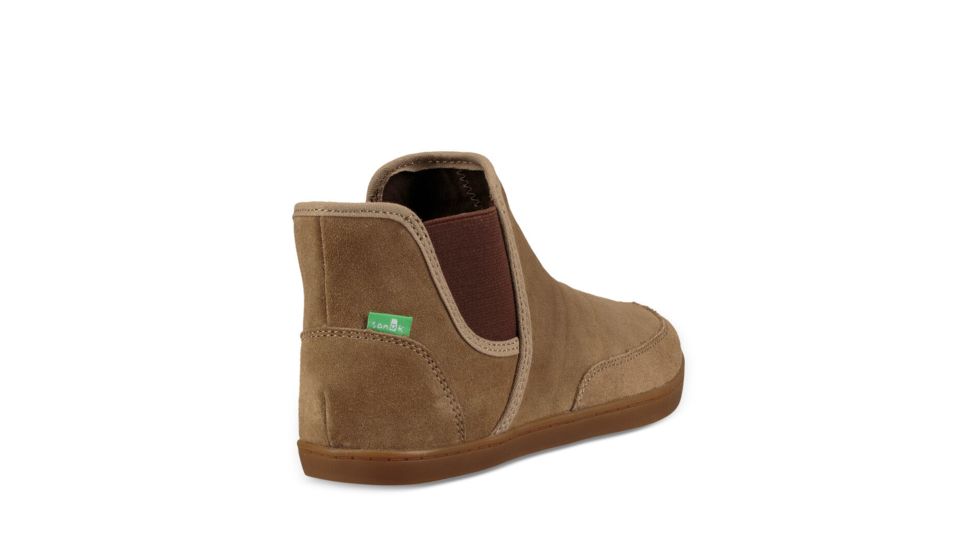 Sanuk Pair O Dice Mid Suede - Womens, Petrified Oak, 08, 1105070-PDOK-08