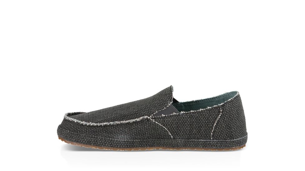 Sanuk Rounder - Mens, Pirate Black, 10, SMF10113-PRBK-10