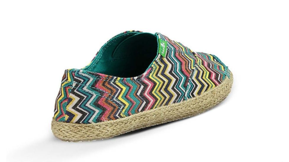 Sanuk Runaround Jute Casual Shoe - Women's-Peacock Multi-Medium-7 US