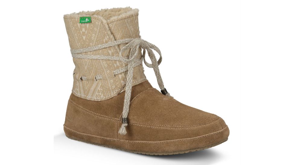 Sanuk Soulshine Chill Casual Boot - Women's-Tan-Medium-8 US