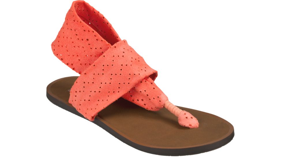 Yoga Devine Sandal - Womens-Hot Coral-Medium-8