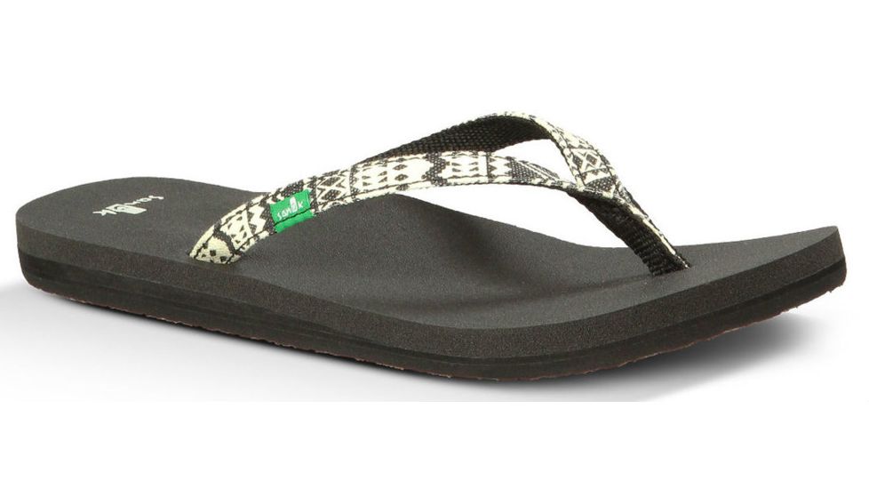 Sanuk Yoga Joy Funk Sandal - Women's-Black Tribal-Medium-11 US