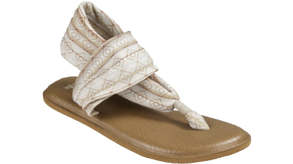 Yoga Sling 2 Print Sandal - Womens-Natual/Multi-Medium-9
