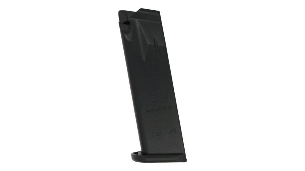 SAR USA ST45 .45APC Pistol Magazine, 10 Round. Black, 1 Pack, Steel, ST45-10-10RD