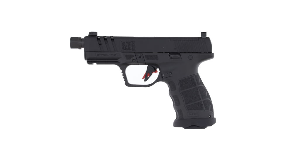 SAR USA Sar9 Compact Socom Semi Auto Pistol, 9mm Luger, 4.7 in Barrel