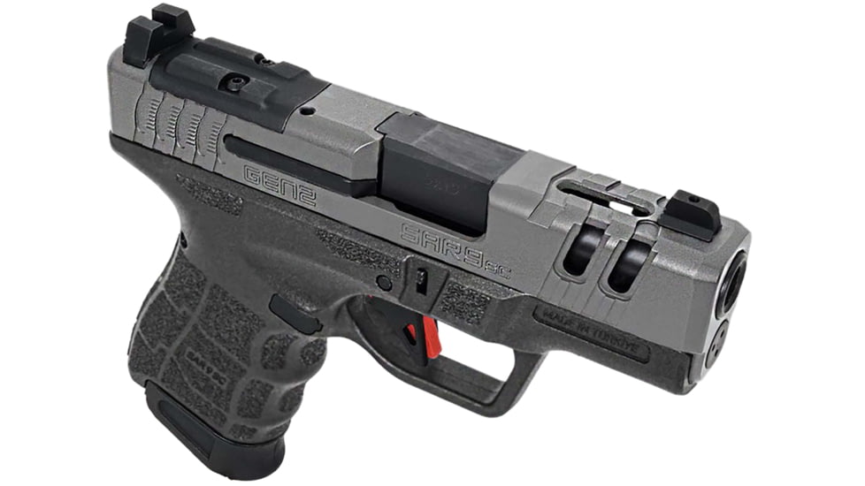 SAR USA SAR9 SC Pistol, 9mm Luger, 3.30 in barrel, Black, 15 Round Magazine, SAR9SCG2PT-FRRMPG