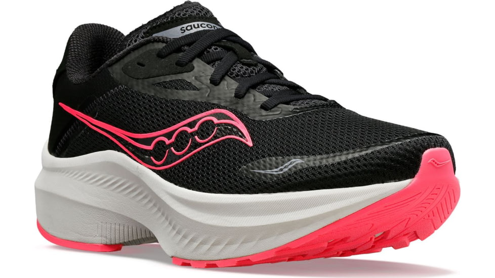 Saucony Axon 3 Shoes - Womens, Black/Vizi Pink, 9, Medium, S10826-05-001-M-9