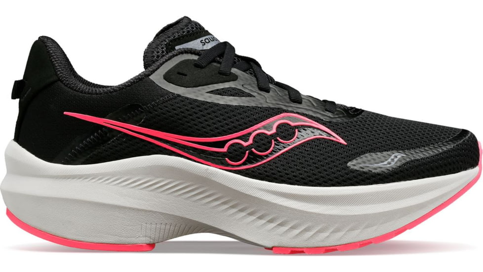 Saucony Axon 3 Shoes - Womens, Black/Vizi Pink, 9, Medium, S10826-05-001-M-9