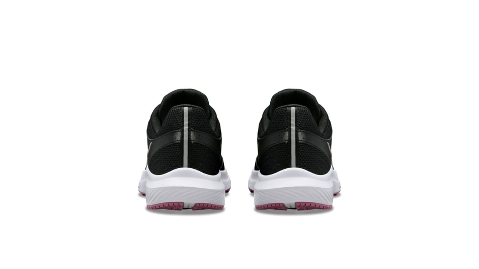 Saucony Cohesion 17 Shoes - Womens, Black/Orchid, 10, Wide, S10944-100-001-W-10