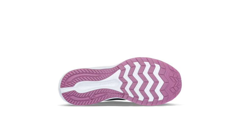 Saucony Cohesion 17 Shoes - Womens, Black/Orchid, 10, Wide, S10944-100-001-W-10