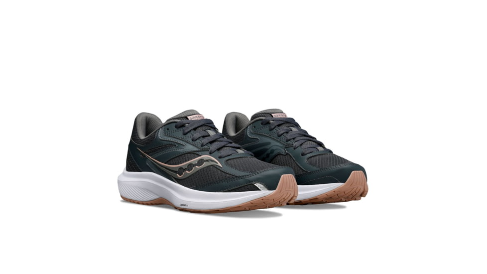 Saucony Cohesion 17 Shoes - Womens, Shadow/Lotus, 10.5, Wide, S10944-101-010-W-10.5