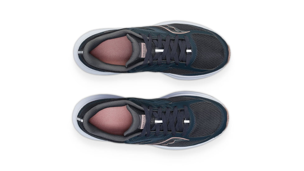 Saucony Cohesion 17 Shoes - Womens, Shadow/Lotus, 10.5, Wide, S10944-101-010-W-10.5