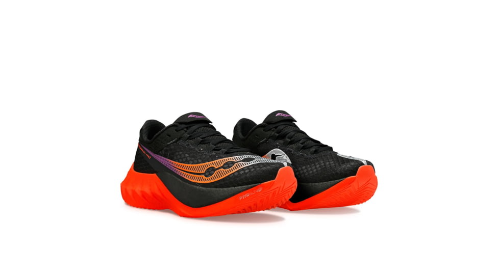 Saucony Endorphin Pro 4 Shoes - Womens, Black/Vizired, 6.5, Medium, S10939-127-001-M-6.5