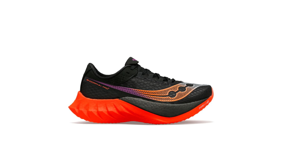 Saucony Endorphin Pro 4 Shoes - Womens, Black/Vizired, 6.5, Medium, S10939-127-001-M-6.5