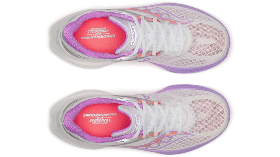 Saucony Endorphin Speed 5 - Womens, White/Crocus, 10, S11007-340-M-10
