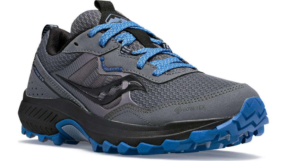 Saucony Excursion TR16 GTX Trail Shoes - Womens, Shadow/Summit, 10, Medium, S10749-21-020-M-100