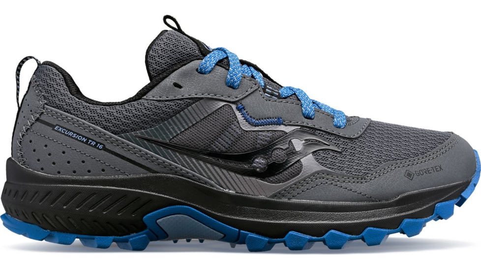 Saucony Excursion TR16 GTX Trail Shoes - Womens, Shadow/Summit, 10, Medium, S10749-21-020-M-100