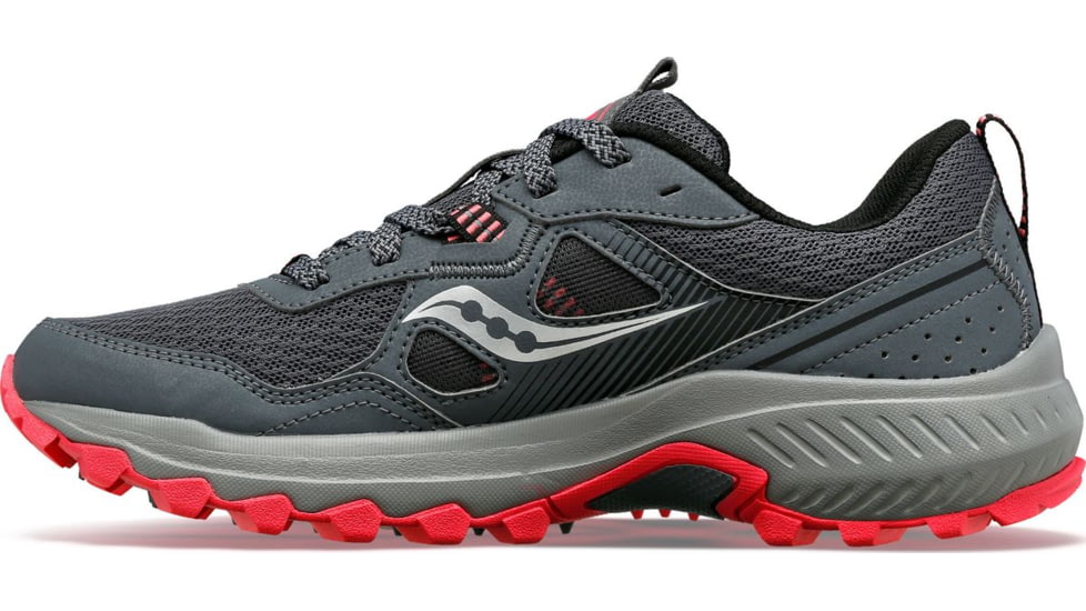 Saucony Excursion TR16 Trail Shoes - Womens, Grey/Coral, 5.5, Medium, S10744-40-027-M-5.5