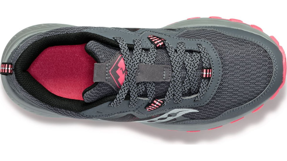 Saucony Excursion TR16 Trail Shoes - Womens, Grey/Coral, 5.5, Medium, S10744-40-027-M-5.5