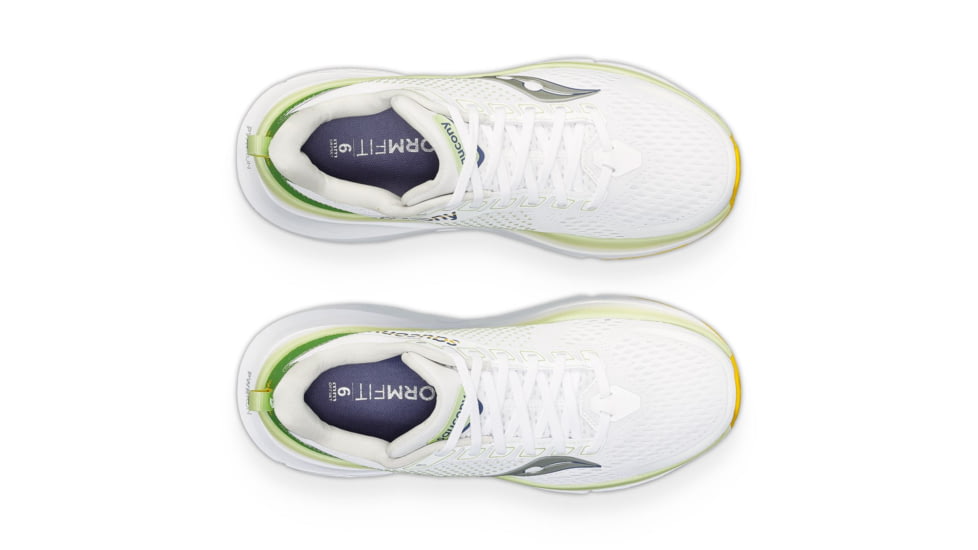 Saucony Guide 17 Shoes - Womens, White/Fern, 11.5, Medium, S10936-110-100-M-11.5