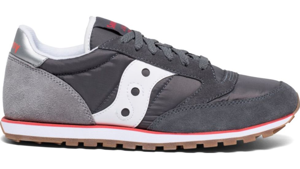 Saucony Jazz Low Pro Casual Shoes - Mens, Castlerock/Light Grey/Red, Medium, 13, S2866-266-13