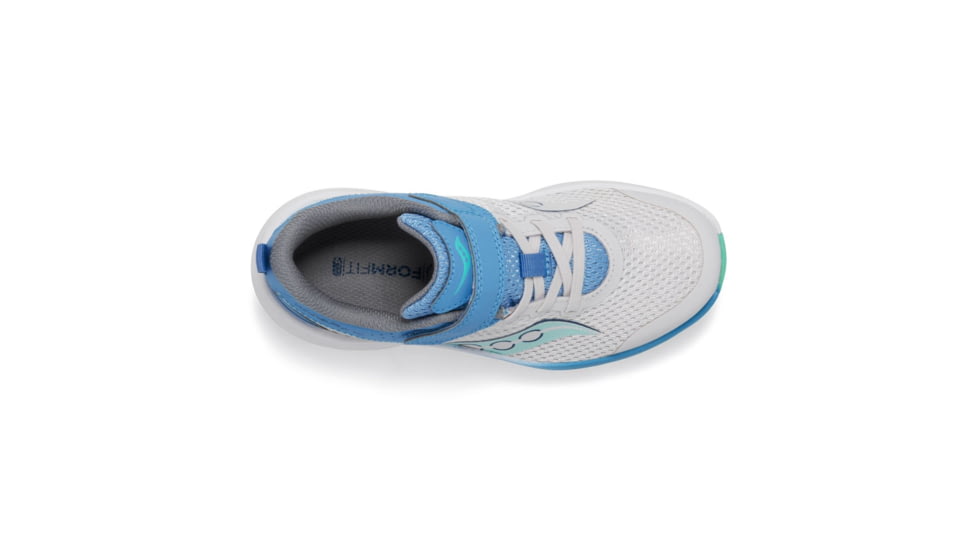 Saucony Kinvara 14 A/C Sneakers - Kids, Grey/Blue, 4.5, Medium, SK167463-M-4.5