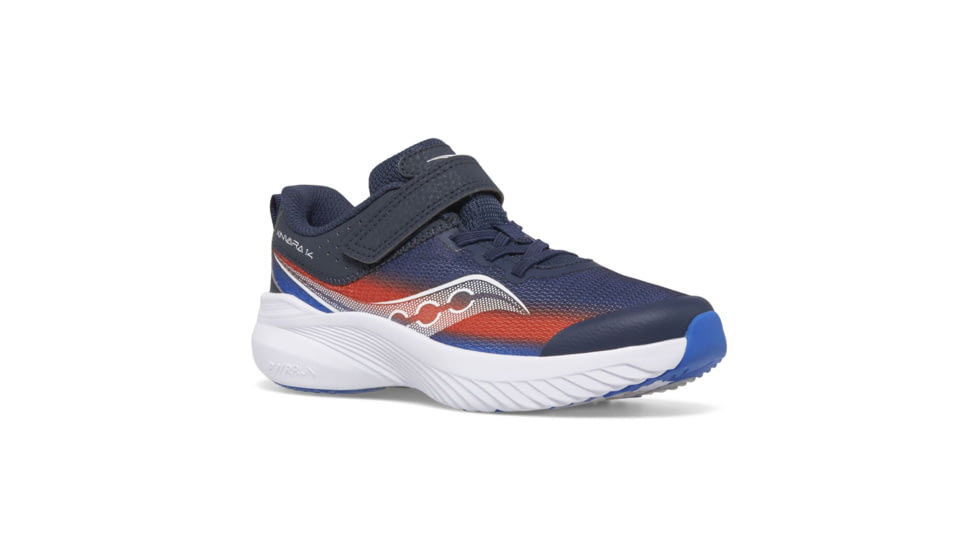 Saucony Kinvara 14 A/C Sneakers - Kids, Navy/Red, 12, Wide, SK267644-W-12