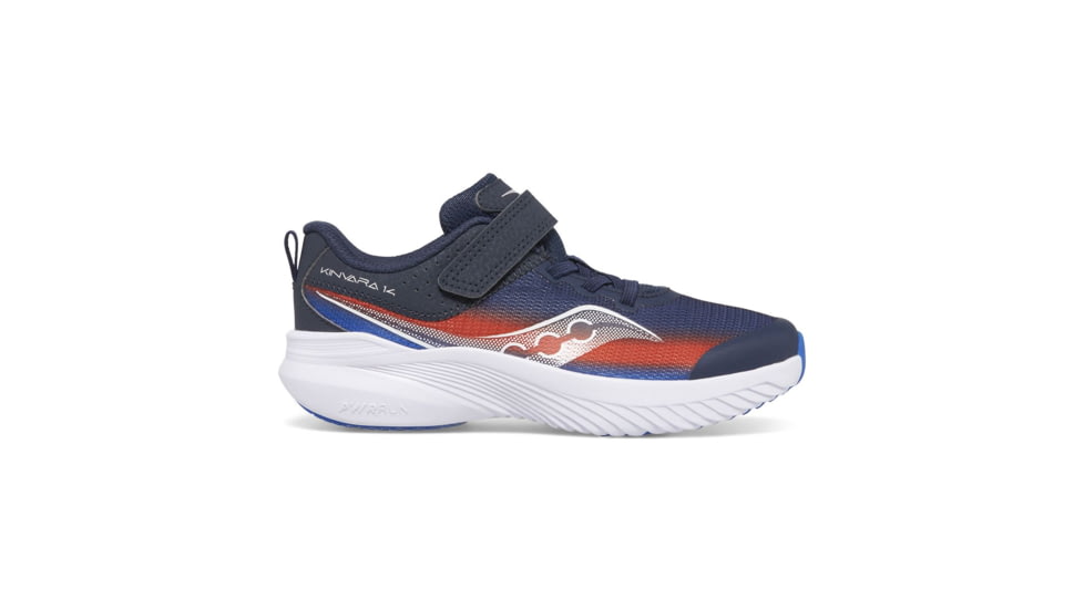 Saucony Kinvara 14 A/C Sneakers - Kids, Navy/Red, 12, Wide, SK267644-W-12