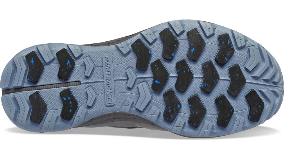 Saucony Peregrine Ice+ 3 Trail Shoes - Womens, Gravel/Black, 11.5, Medium, S10791-30-030-M-11.5