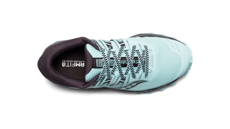 Saucony Peregrine ISO Running Shoes - Womens, Aqua/Grey, 5, S10483-2-5