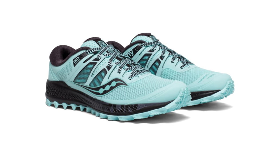 Saucony Peregrine ISO Running Shoes - Womens, Aqua/Grey, 5, S10483-2-5