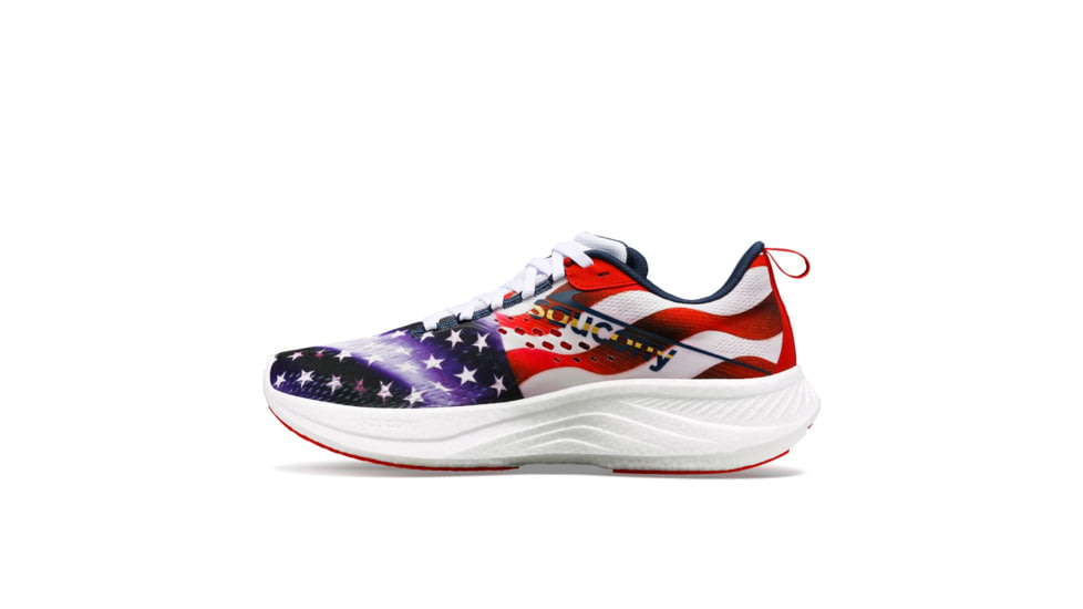 Saucony Ride 17 Shoes - Womens, Stars/Stripes, 5, Medium, S10924-76-399-M-5