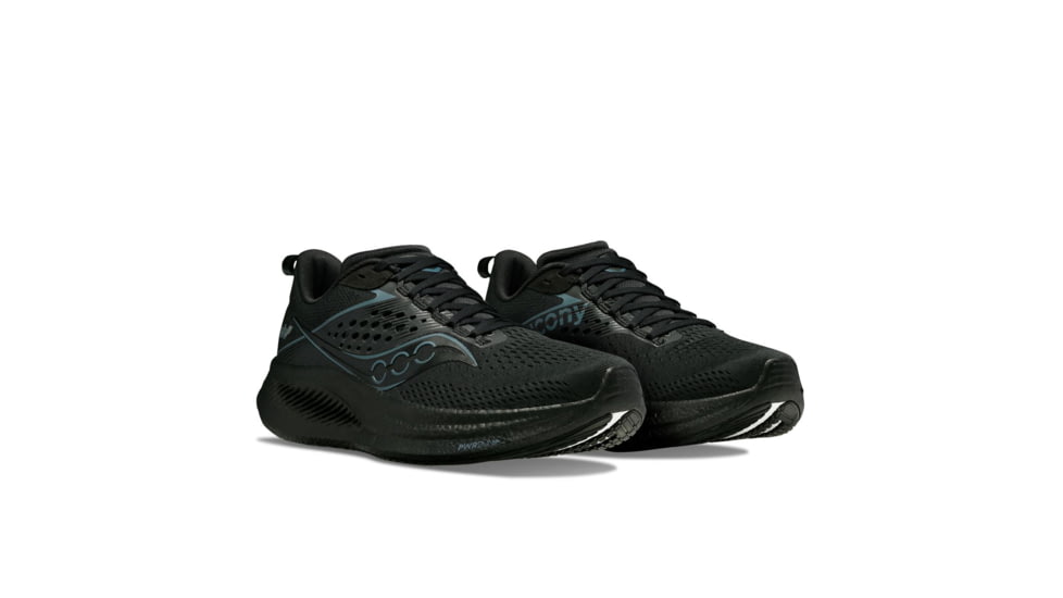 Saucony Ride 17 Shoes - Womens, Triple Black, 7.5, Medium, S10924-101-001-M-7.5