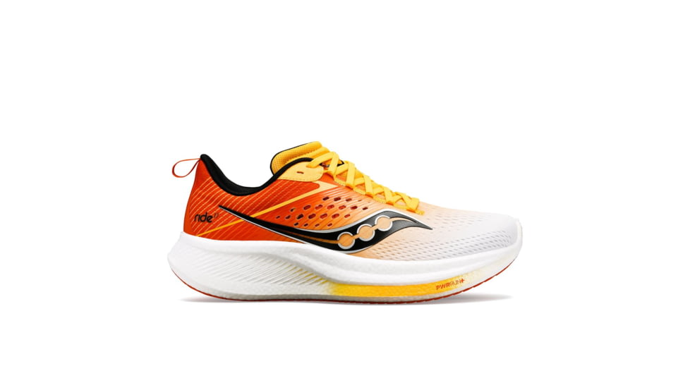 Saucony Ride 17 Shoes - Womens, White/Flax, 6, Medium, S10924-138-100-M-6