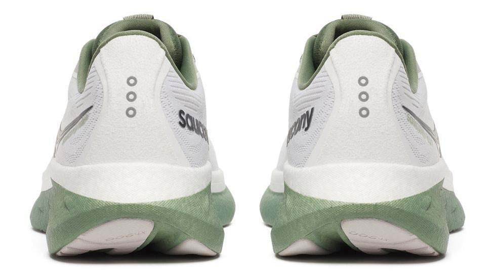 Saucony Ride 18 - Mens, White/Olivine, 12, S21000-138-M-12