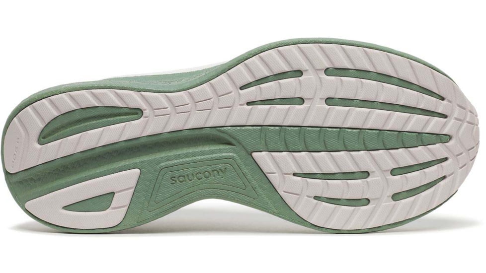 Saucony Ride 18 - Mens, White/Olivine, 12, S21000-138-M-12