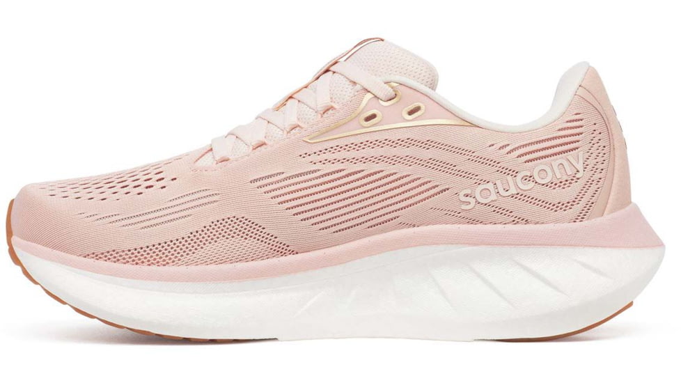 Saucony Ride 18 - Womens, Cameo/Peony, 7, S11000-223-M-7