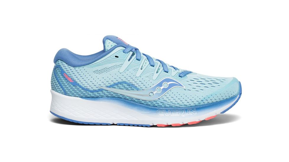 Saucony Ride ISO 2 - Women's, Blue/Coral, Medium, 10, S10514-1-Medium-10