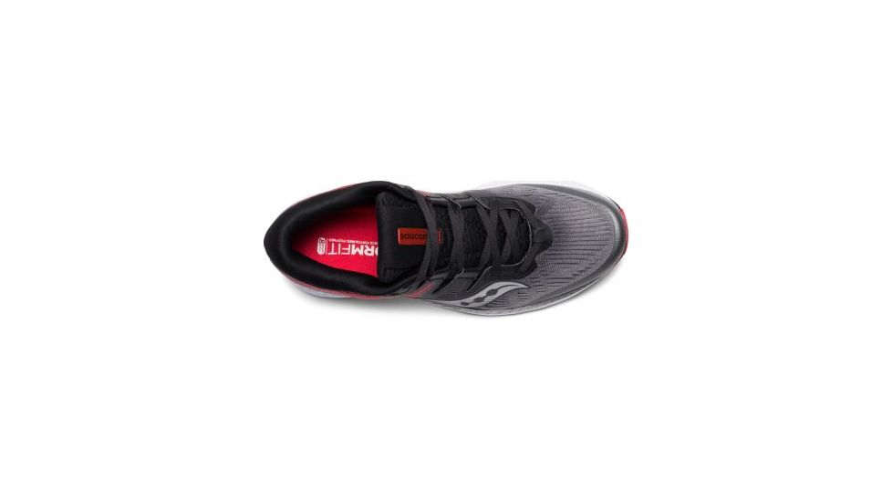 Saucony Ride ISO Road Running Shoes - Mens, Grey/Black, Medium, 12, S20444-5-12