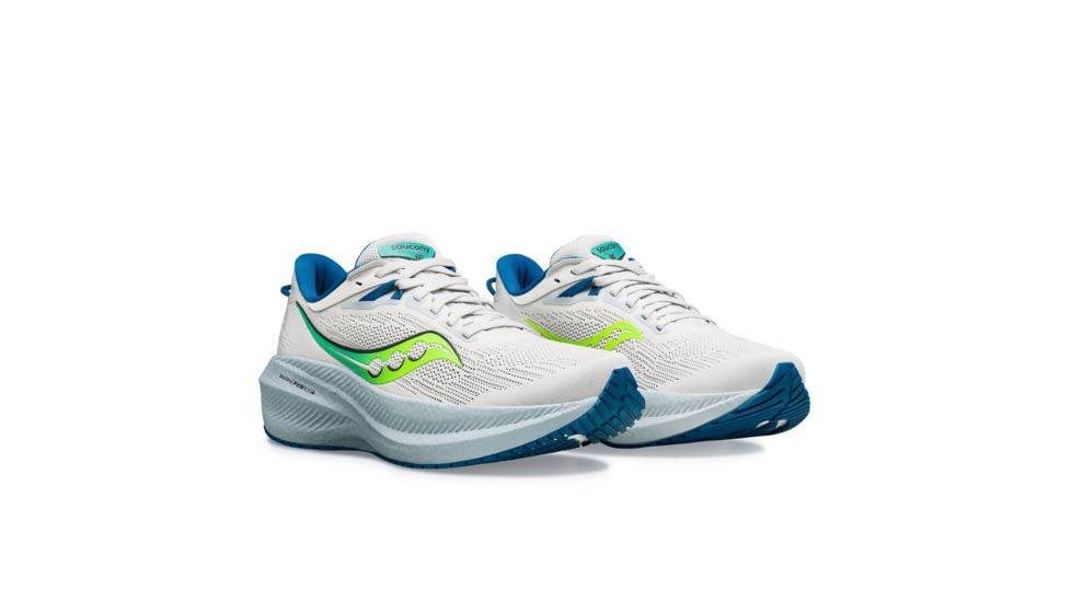 Saucony Triumph 21 Shoes - Womens, Fog/Mint, 7.5, Medium, S10881-117-020-M-7.5