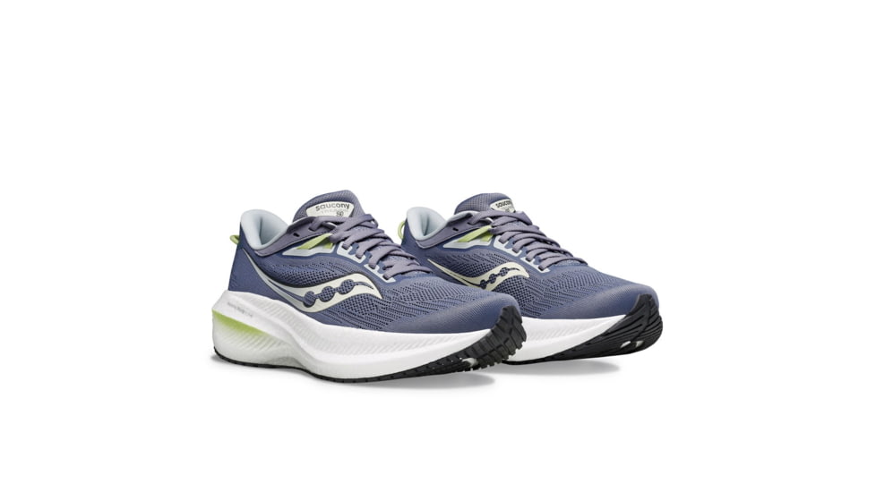 Saucony Triumph 21 Shoes - Womens, Iris/Fern, 9.5, Medium, S10881-111-535-M-9.5