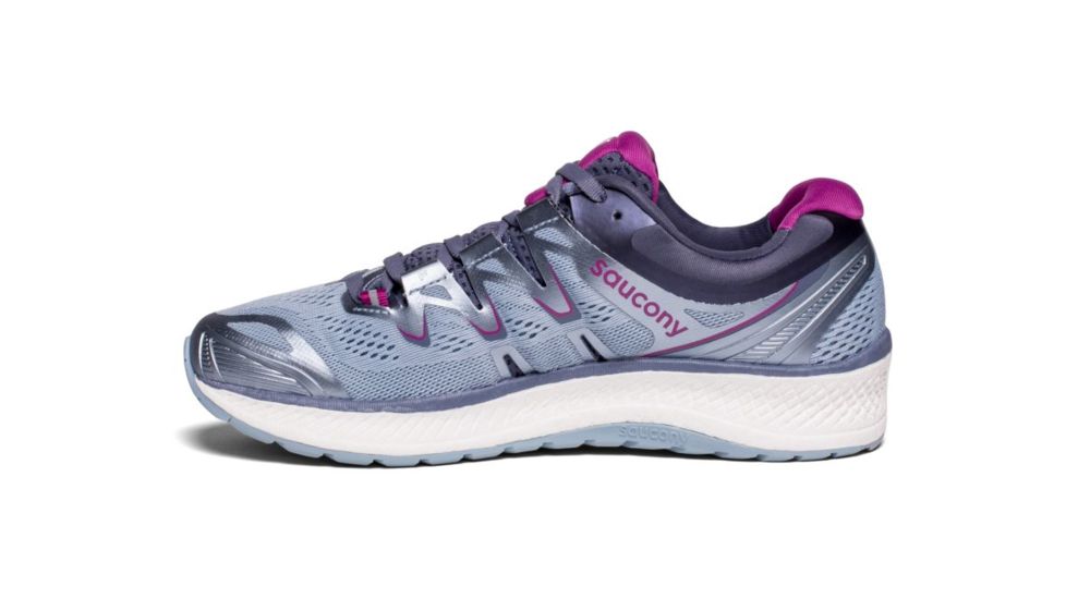 Saucony Triumph Iso 4 Road Running Shoes - Womens, Fog/Grey/Purple, 6 US S10413-1-6  US